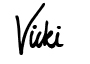 Vicki signature