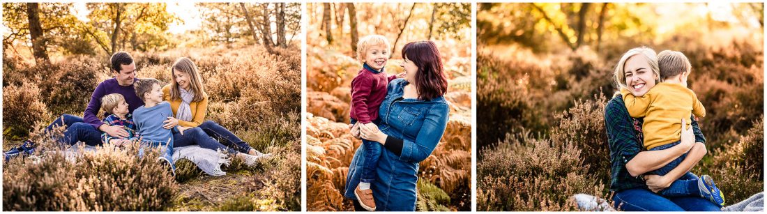autumn family photo shoot outdoors