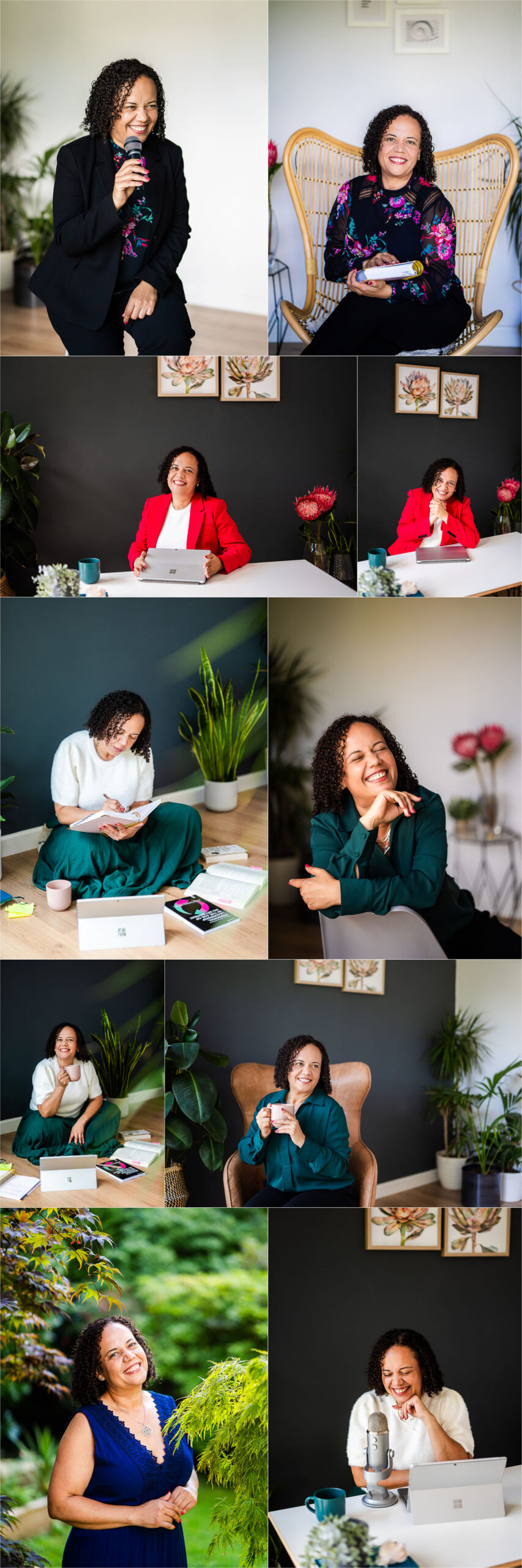 branding shoot with business coach in surrey