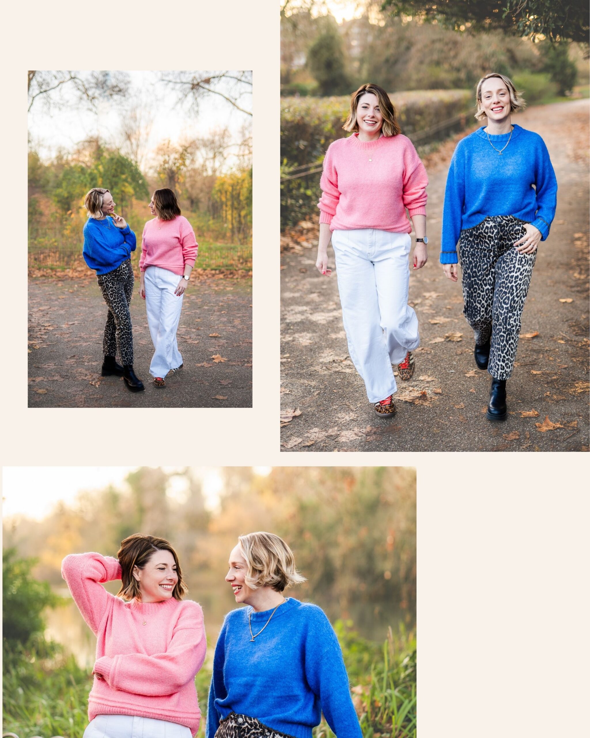 branding photo shoot with two female founders