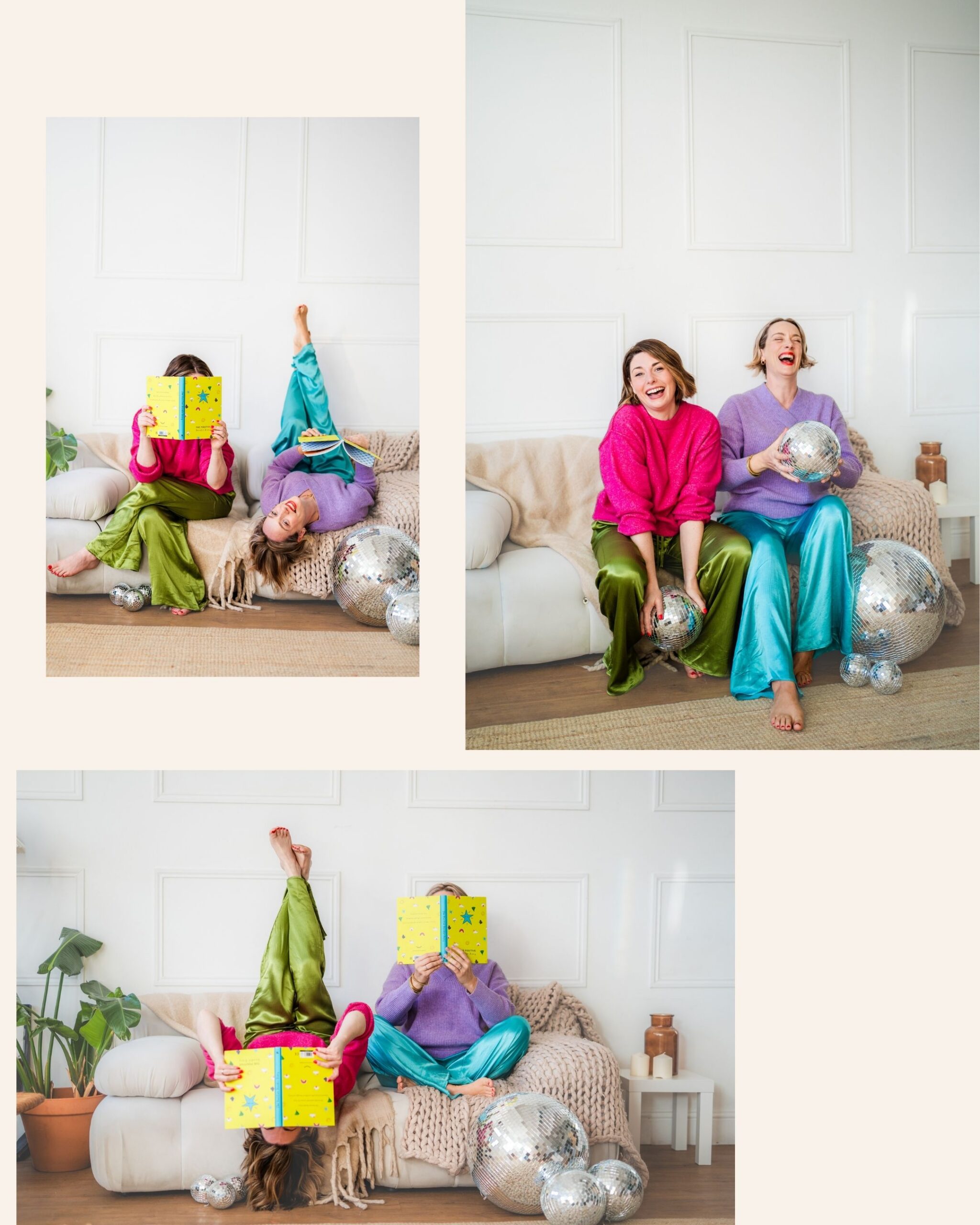branding photo shoot with two female founders