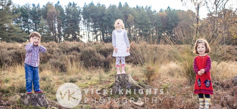 A family photo shoot in Hindhead, Surrey