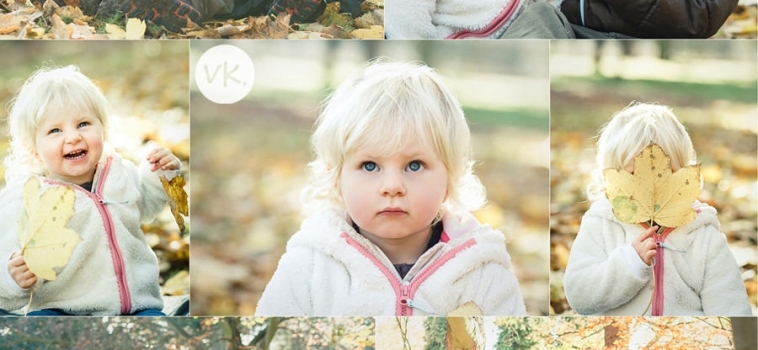 An autumnal family photo shoot