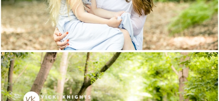 A family photo shoot in Ottershaw, Surrey