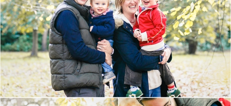 Autumn family mini photo session at Claremont Gardens, Esher
